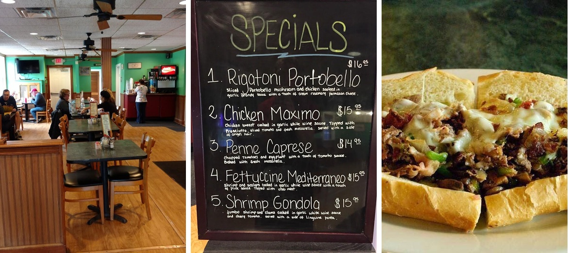 La Bella Italia Menu