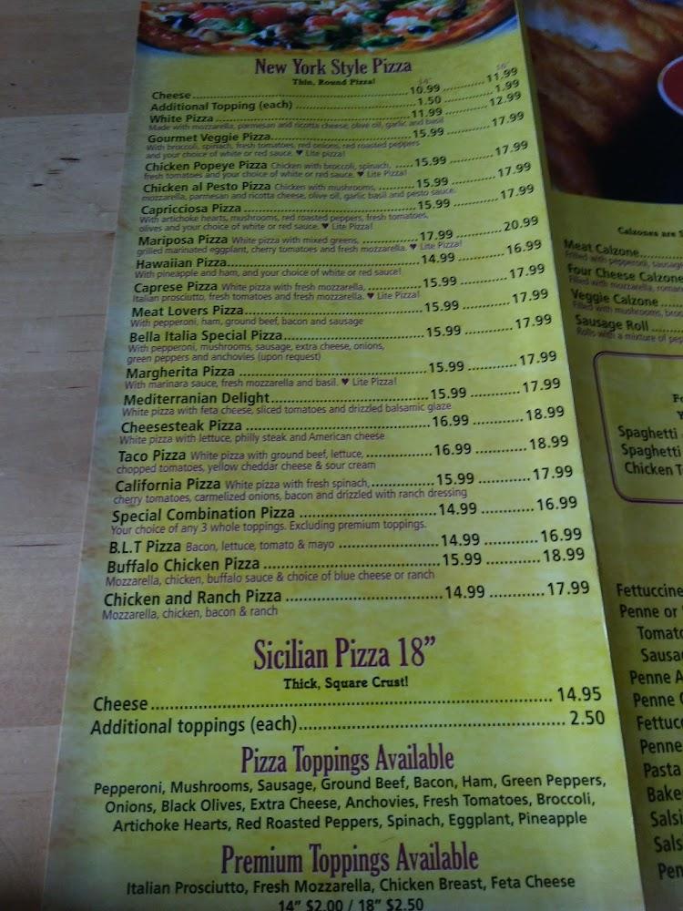 La Bella Italia Menu image 4